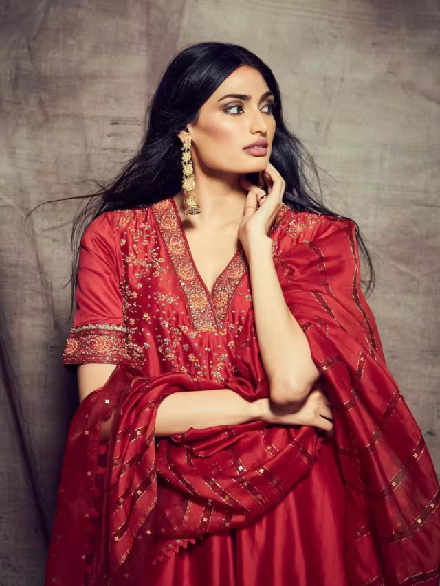 Athiya Shetty Wears Stunning Red Clothing