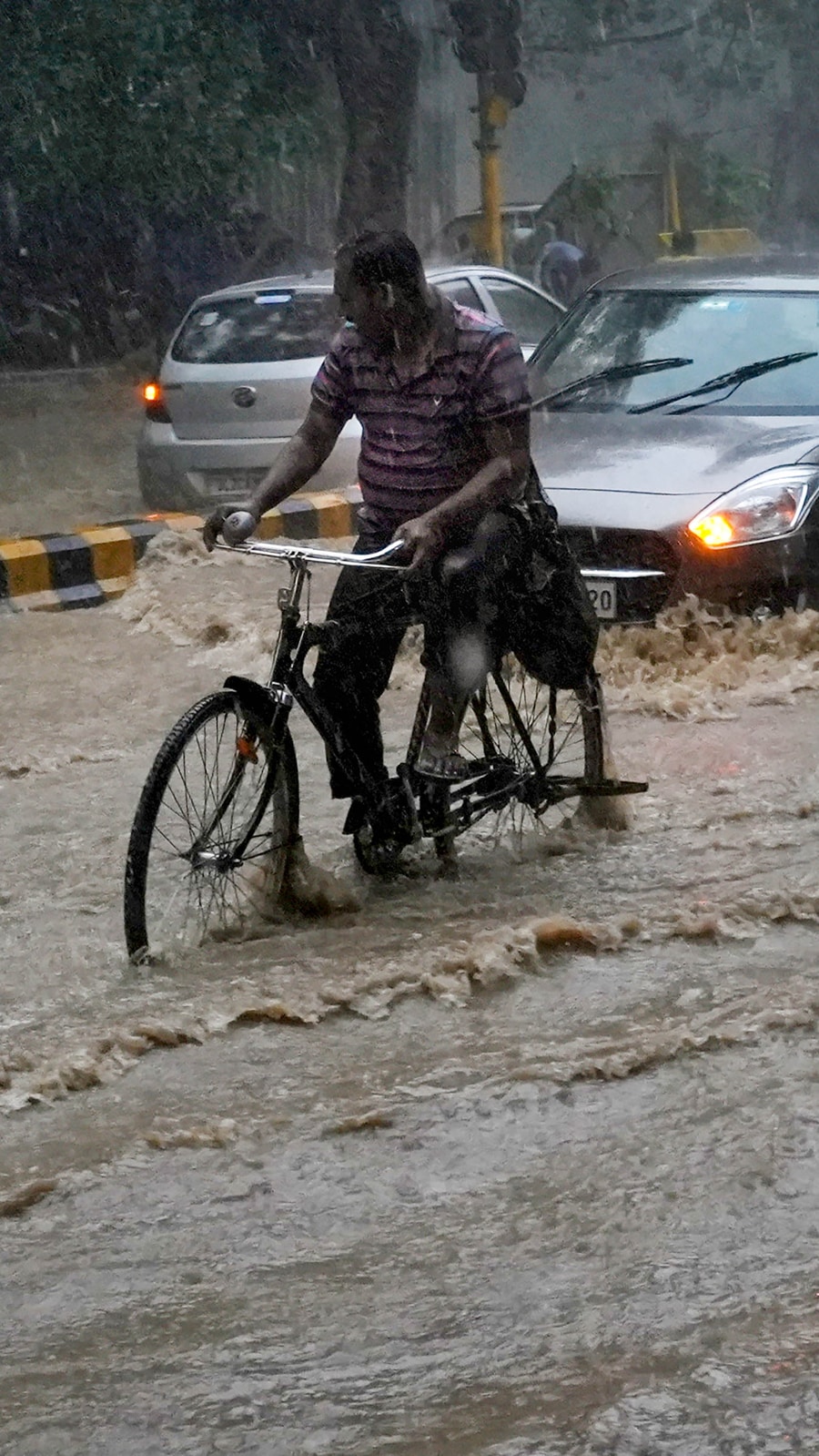 Record Rainfall Brings Delhi To A Halt